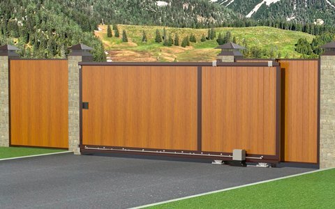 Откатные ворота Doorhan серии slg-a (7000х1500)